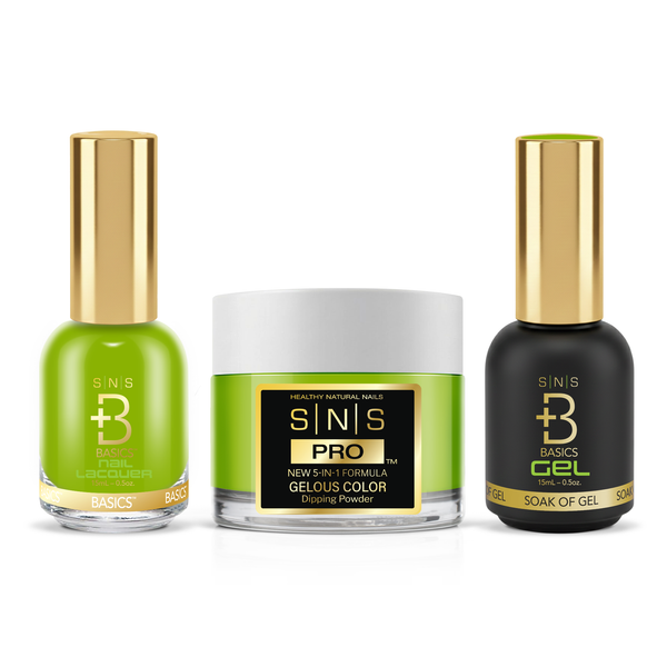 sns cosmetics SNS Pro - Yellow Green Book Collection - 5in1 - #023