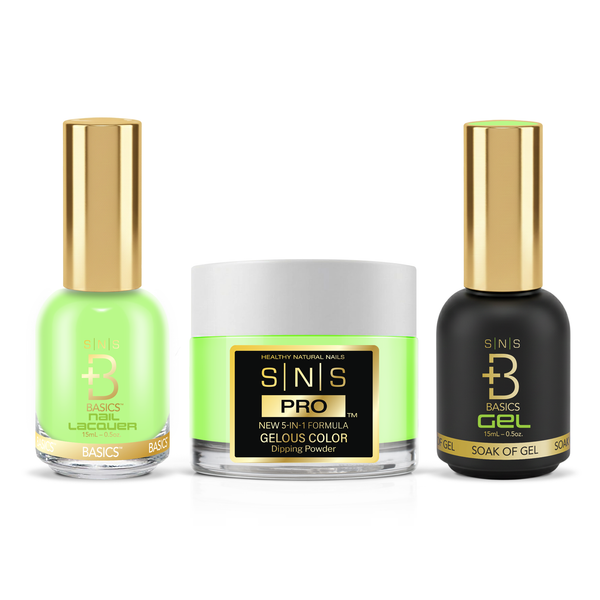 sns cosmetics SNS Pro - Yellow Green Book Collection - 5in1 - #058
