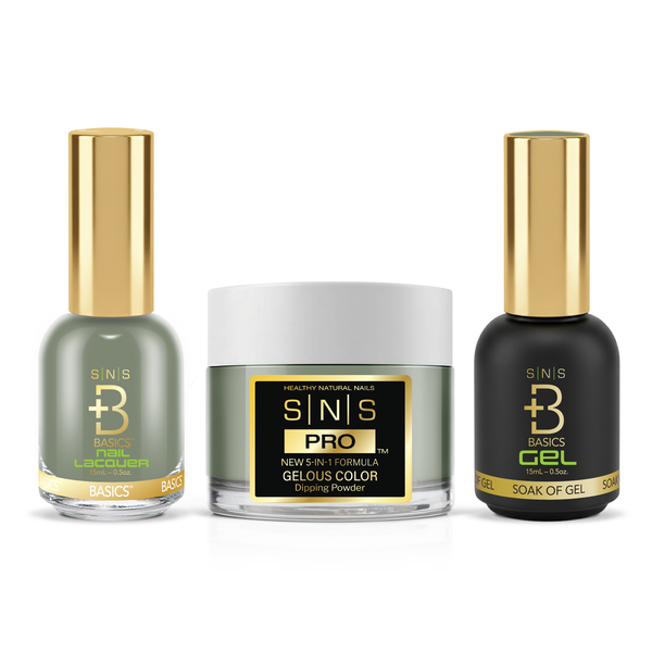 sns cosmetics SNS Pro - Yellow Green Book Collection - 5in1 - #081