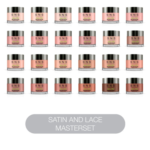 sns cosmetics SNS Satin & Lace Collection - 24 Colors: SL01 - SL24
