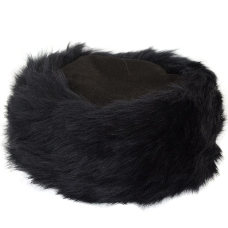 snugrugs Brigit – Ladies Full Sheepskin Cossack Style Hat – Black