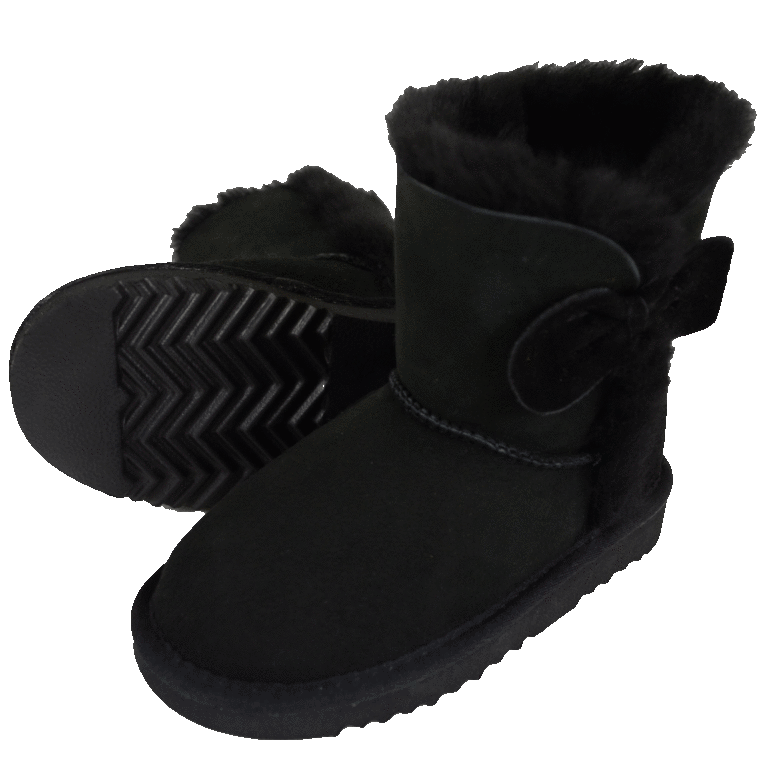 Snugrugs Childrens Sheepskin Boots – Bow Feature – Zara