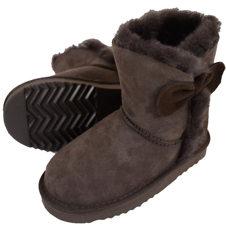 Snugrugs Childrens Sheepskin Boots – Bow Feature – Zara