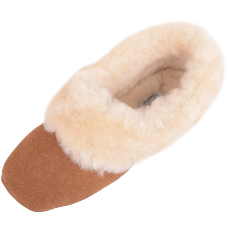 snugrugs Ladies Sheepskin Ballerina Slipper – Eleanor
