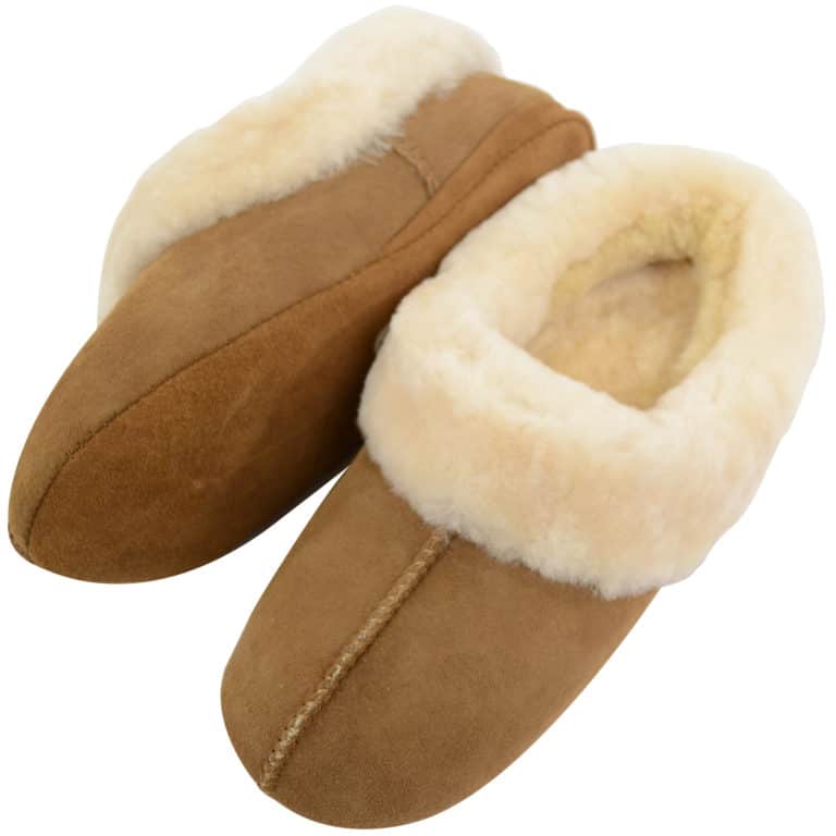 Snugrugs Ladies Slipper Bootie Sheepskin Cuff – Cassie