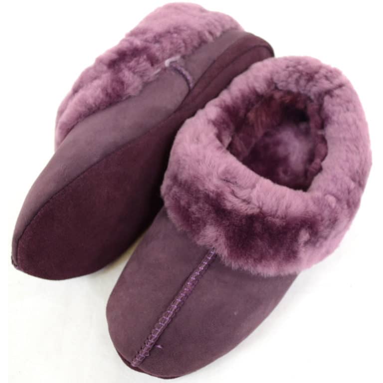 Snugrugs Ladies Slipper Bootie Sheepskin Cuff – Cassie