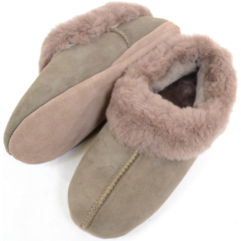Snugrugs Ladies Slipper Bootie Sheepskin Cuff – Cassie
