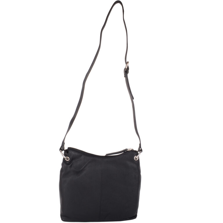 Snugrugs Ladies Womens Cross Body Shoulder Leather Contrast Pocket Handbag