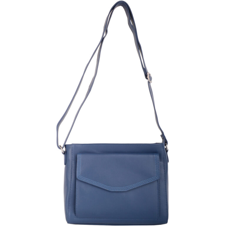 Snugrugs Ladies Womens Cross Body Shoulder Leather Pocket Detail Handbag