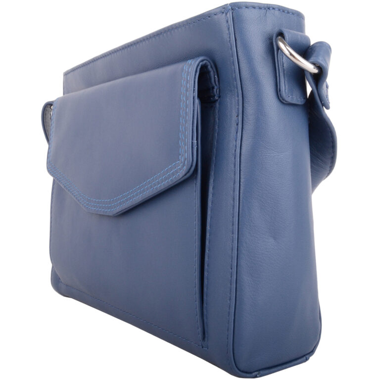 Snugrugs Ladies Womens Cross Body Shoulder Leather Pocket Detail Handbag