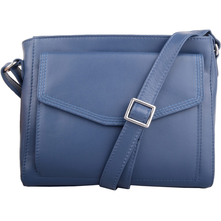 snugrugs Ladies Womens Cross Body Shoulder Leather Pocket Detail Handbag