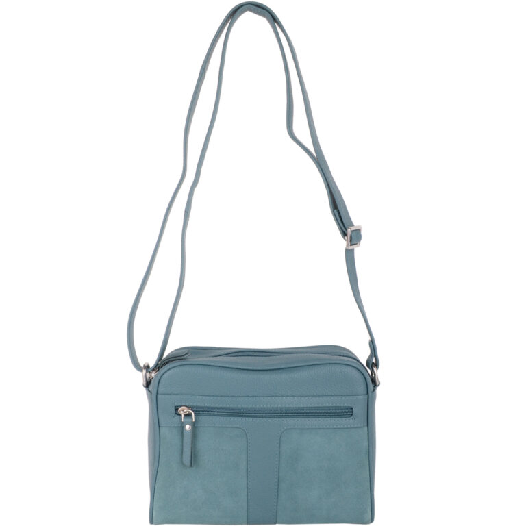 Snugrugs Ladies Womens Cross Body Shoulder Leather Suede Panels Handbag