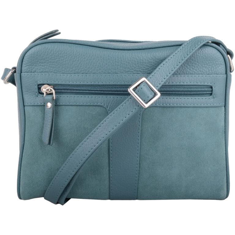 snugrugs Ladies Womens Cross Body Shoulder Leather Suede Panels Handbag