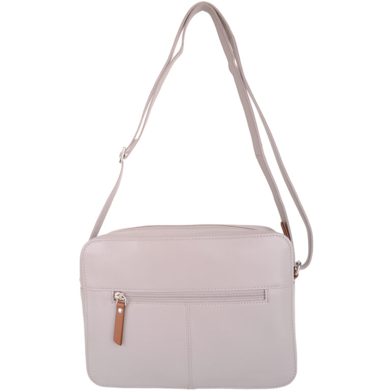 Snugrugs Ladies Womens Cross Body Shoulder Soft Leather Metal Ring Contrast Handbag