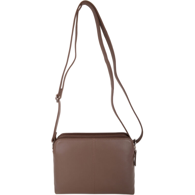 Snugrugs Ladies Womens Cross Body Shoulder Soft Leather Pockets Handbag