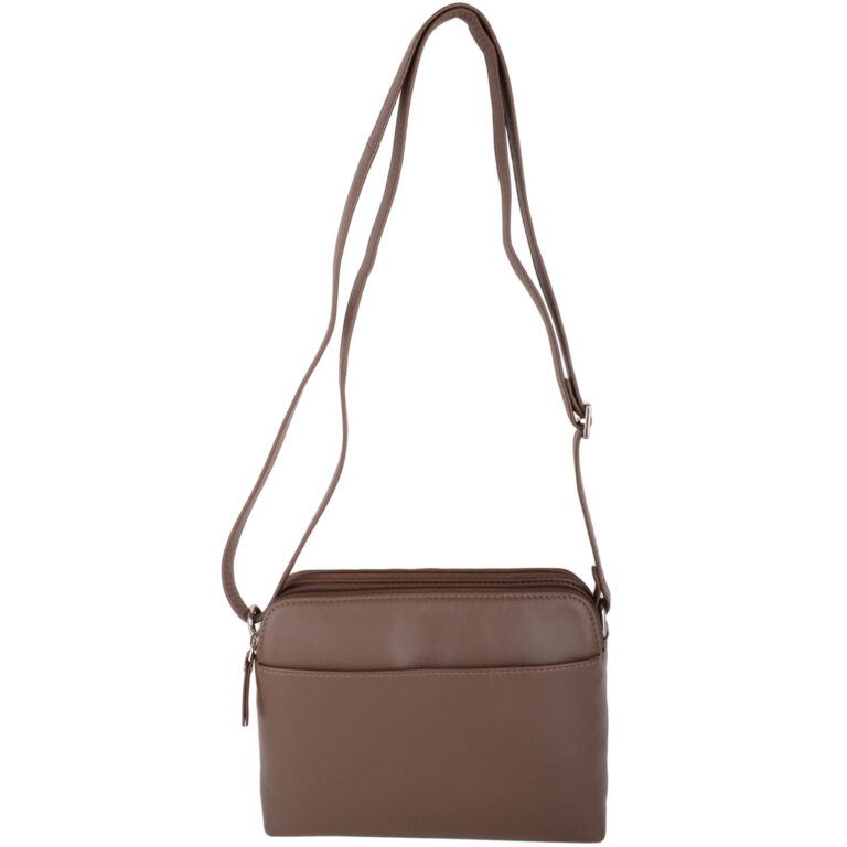 Snugrugs Ladies Womens Cross Body Shoulder Soft Leather Pockets Handbag