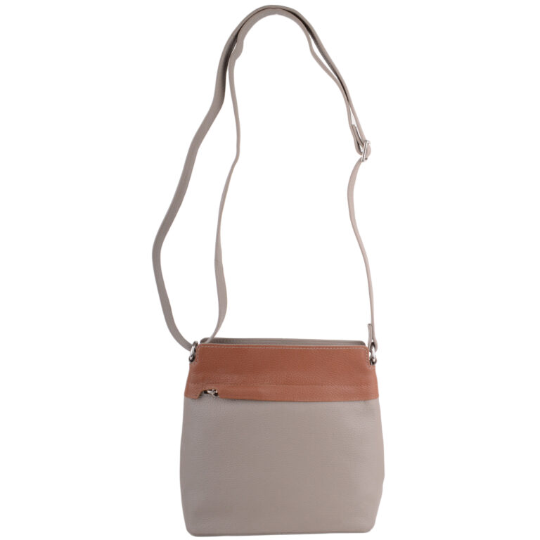 Snugrugs Ladies Womens Crossbody Shoulder Leather Two Toned Handbag