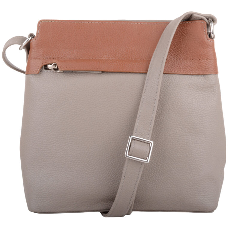 snugrugs Ladies Womens Crossbody Shoulder Leather Two Toned Handbag