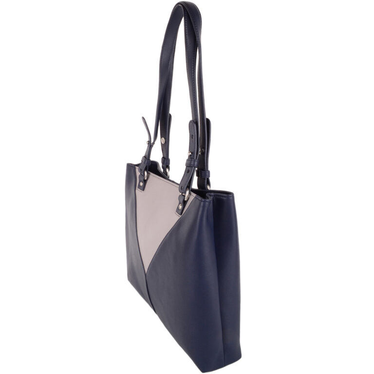 Snugrugs Ladies Womens Leather Contrast Panels Shoulder Handbag