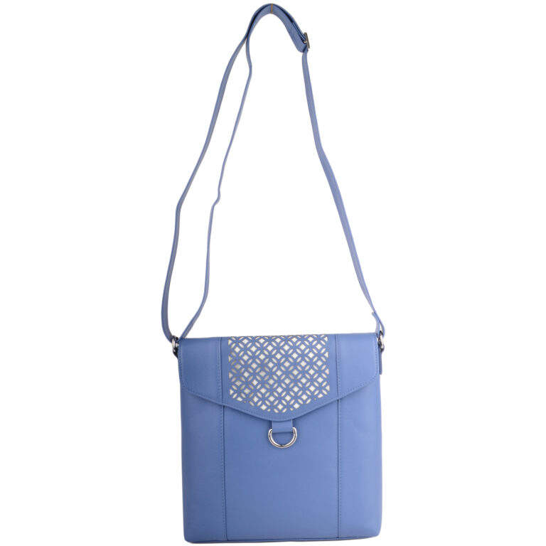 Snugrugs Ladies Womens Leather Cut Detail Magnetic Flap Fastening Adjustable Strap Cross Body Shoulder Hand Bag