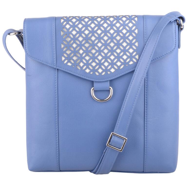 Snugrugs Ladies Womens Leather Cut Detail Magnetic Flap Fastening Adjustable Strap Cross Body Shoulder Hand Bag