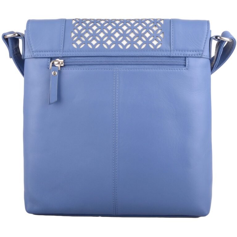 Snugrugs Ladies Womens Leather Cut Detail Magnetic Flap Fastening Adjustable Strap Cross Body Shoulder Hand Bag