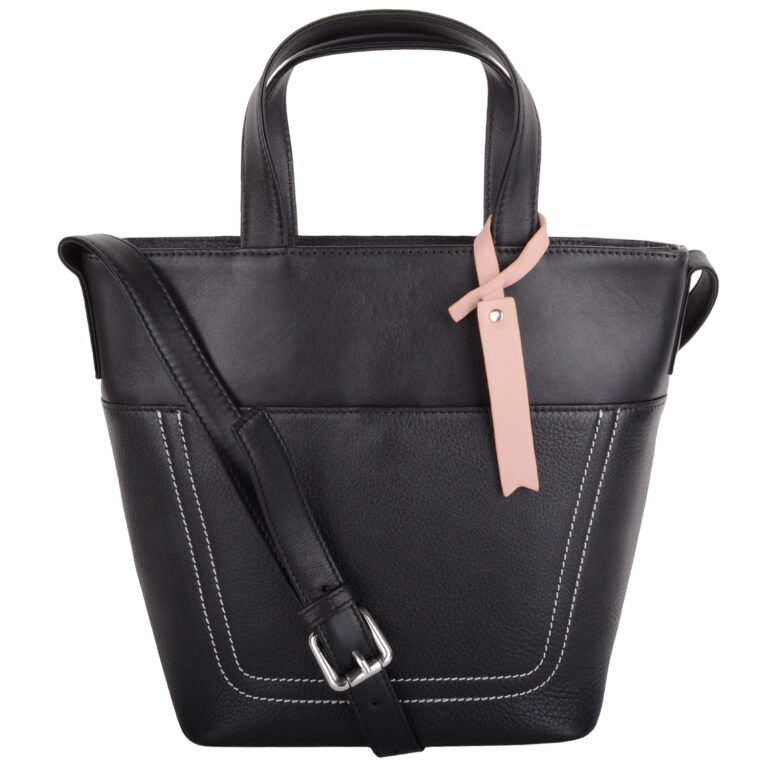 Snugrugs Ladies Womens Premium Soft Genuine Leather Cross Body Shoulder Twin Tote Style Handbag