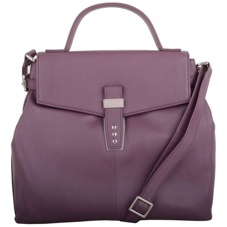 snugrugs Ladies Womens Premium Soft Genuine Leather Top Handle Cross Body Shoulder Handbag