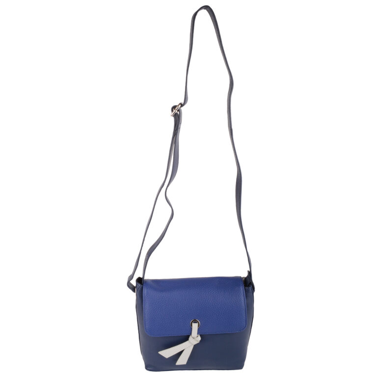 Snugrugs Ladies Womens Premium Soft Genuine Leather Two Tone Cross Body Shoulder Bag