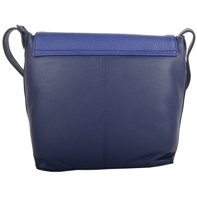 Snugrugs Ladies Womens Premium Soft Genuine Leather Two Tone Cross Body Shoulder Bag