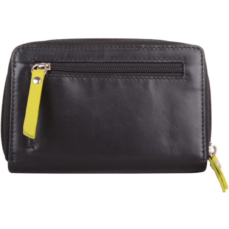 Snugrugs Leather Bi-Fold RFID Zip Around Purse – Athena