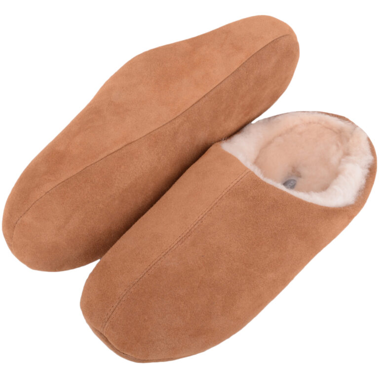 Snugrugs Men’s Sheepskin Mule Slipper – Soft Sole – Hudson