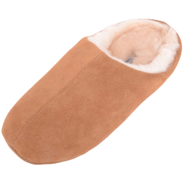 snugrugs Men’s Sheepskin Mule Slipper – Soft Sole – Hudson