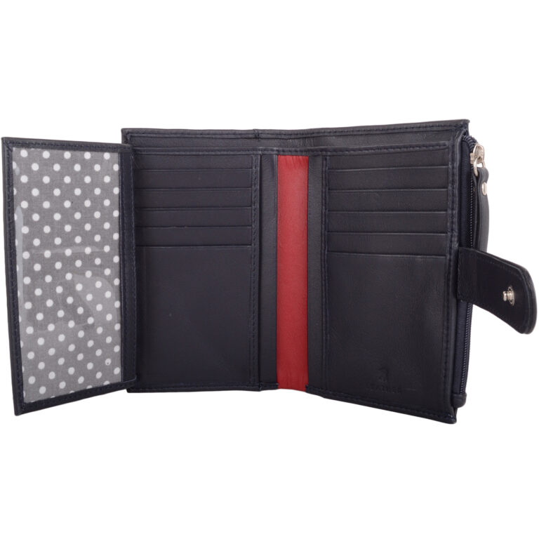 Snugrugs Multi-Colour Leather RFID Bi-Fold Purse – Libby