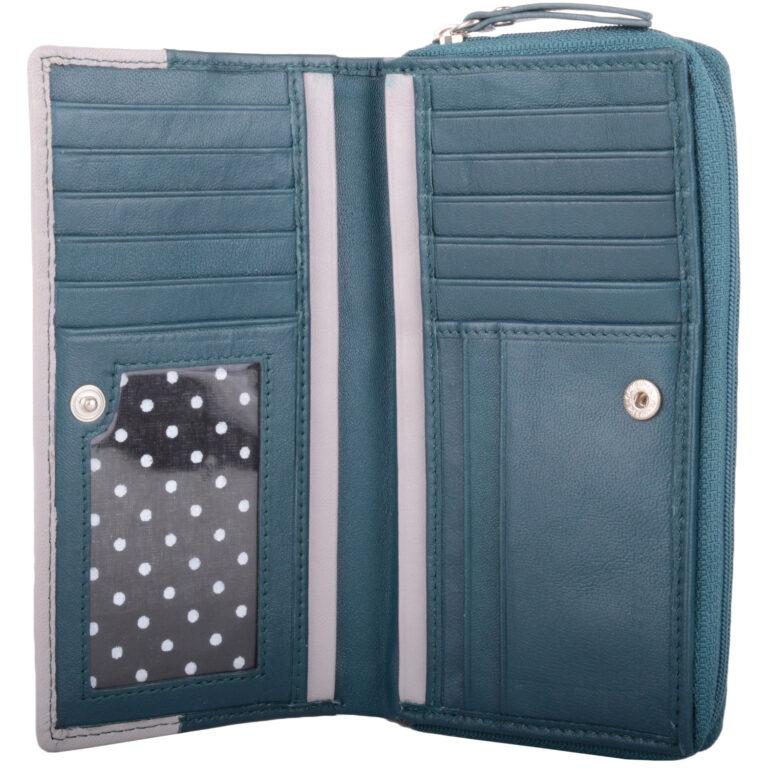 Snugrugs RFID Soft Genuine Leather Laser Cut Purse – Rachel