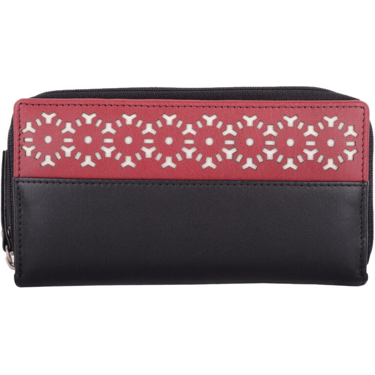 snugrugs RFID Soft Genuine Leather Laser Cut Purse – Rachel