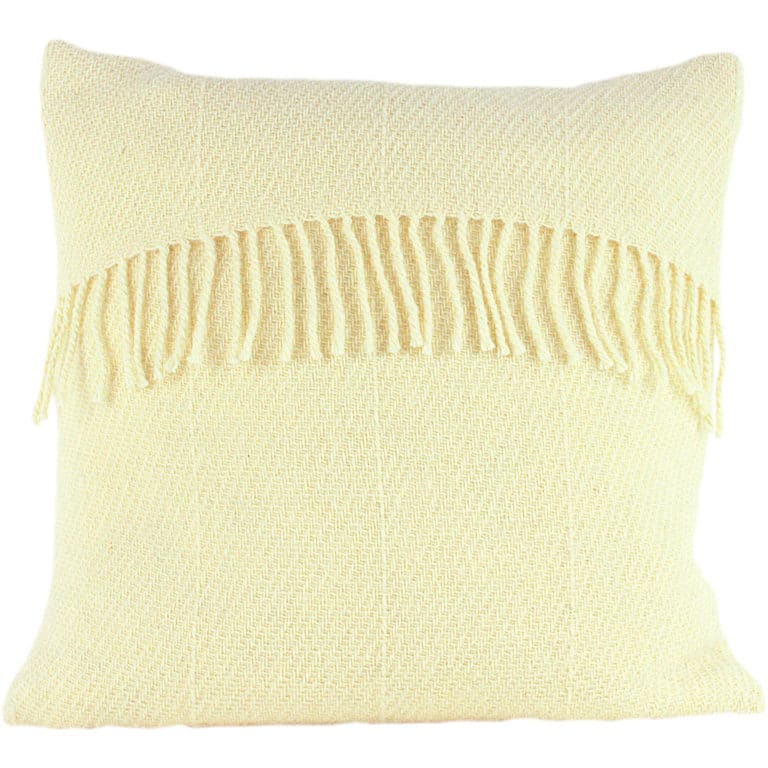 snugrugs Romney Marsh Wool Cushion – White Clover – 4 sizes