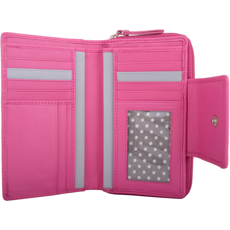 Snugrugs Bifold Leather Purse With Tab Detail