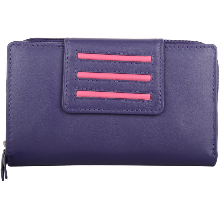 Snugrugs Bifold Leather Purse With Tab Detail