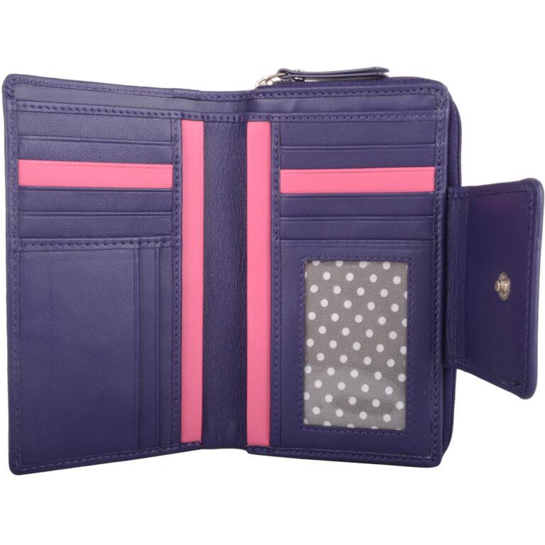 Snugrugs Bifold Leather Purse With Tab Detail