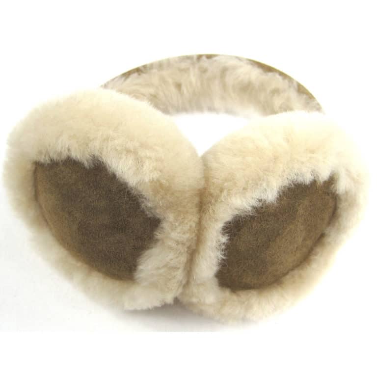 snugrugs Childrens Sheepskin Earmuffs – Chestnut