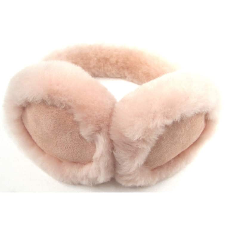 snugrugs Childrens Sheepskin Earmuffs – Pink