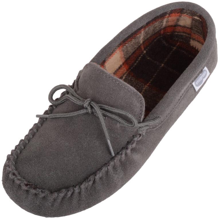 snugrugs Cotton Lined Moccasin Suede Sole – Rupert