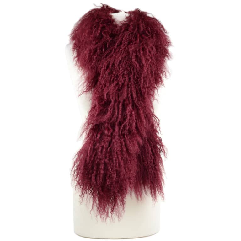 Snugrugs Extra Long Mongolian Sheepskin Scarf