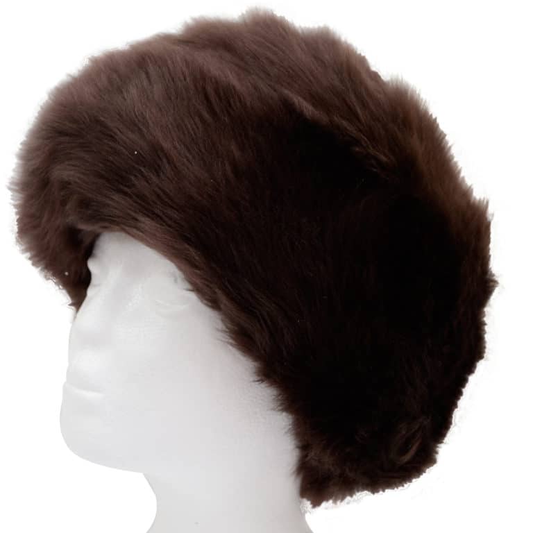 snugrugs Fern – Ladies Full Sheepskin Hat – Brown