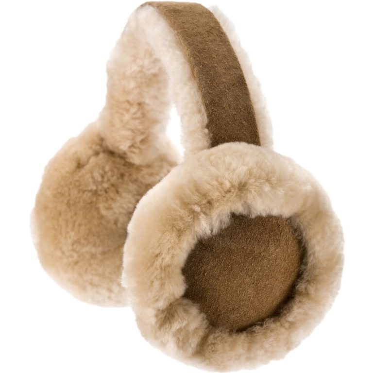 snugrugs Full Sheepskin Earmuffs – Chestnut