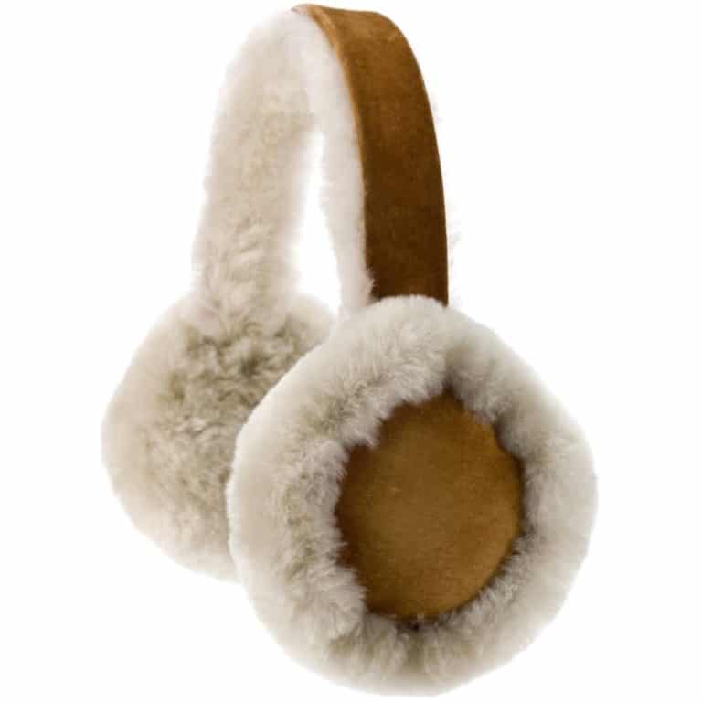 snugrugs Full Sheepskin Earmuffs – Tan