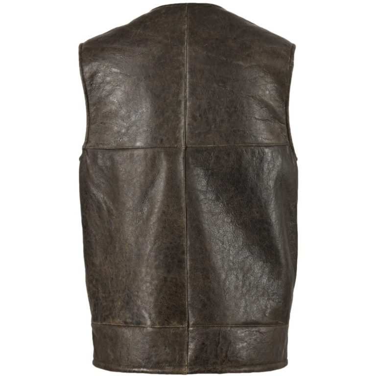 Snugrugs Giles – Sheepskin Gilet With Nappa Finish