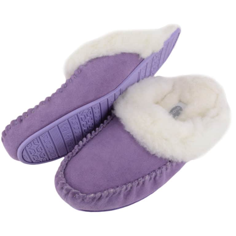 Snugrugs Ladies Suede Slipper -Easy Step Mule – Alisa