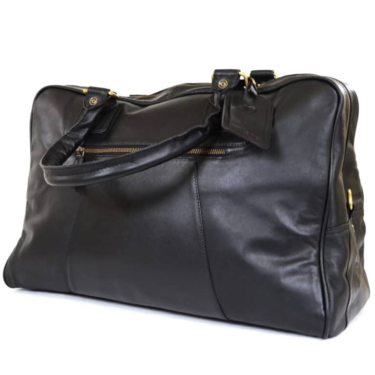 snugrugs Leather Holdall – Black